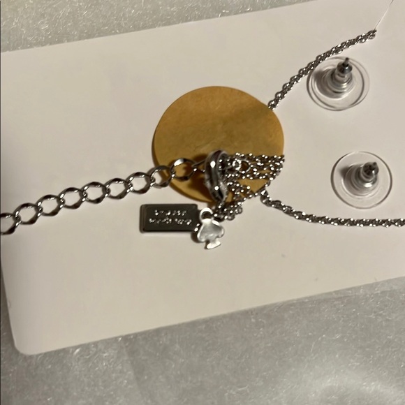 NEW💥 Gorgeous Kate Spade ♠️ You’re a Star ⭐️ Silver Necklace & Stud Earring Set - Picture 3 of 3
